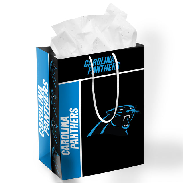 Bolsa de regalo mediana de Carolina Panthers para fiestas
