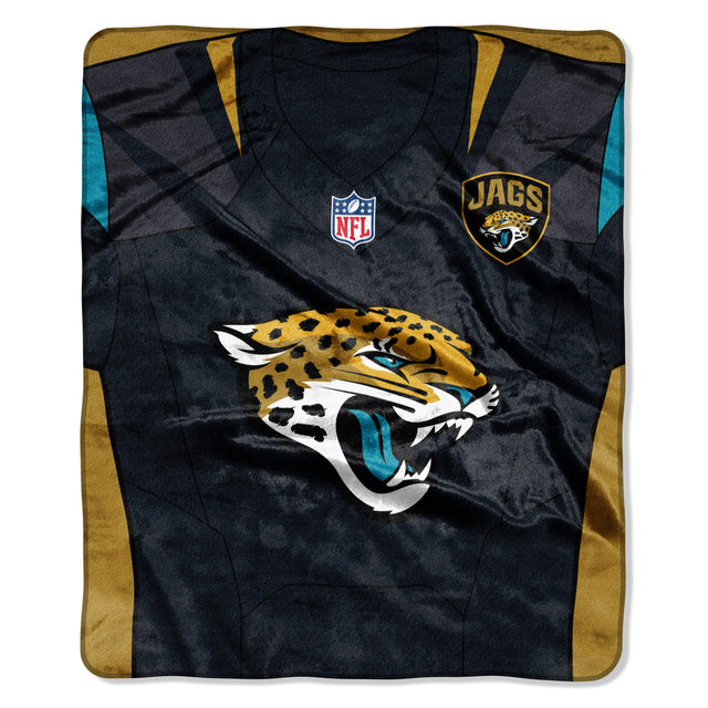 Manta de los Jacksonville Jaguars de 50 x 60 cm con diseño de camiseta de Raschel