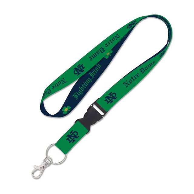 Notre Dame Fighting Irish / Vintage Collegiate Lanyard w/detachable buckle 1"