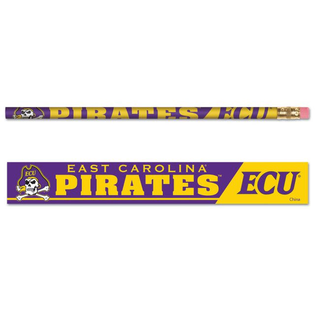 East Carolina Pirates Pencil 6-pack