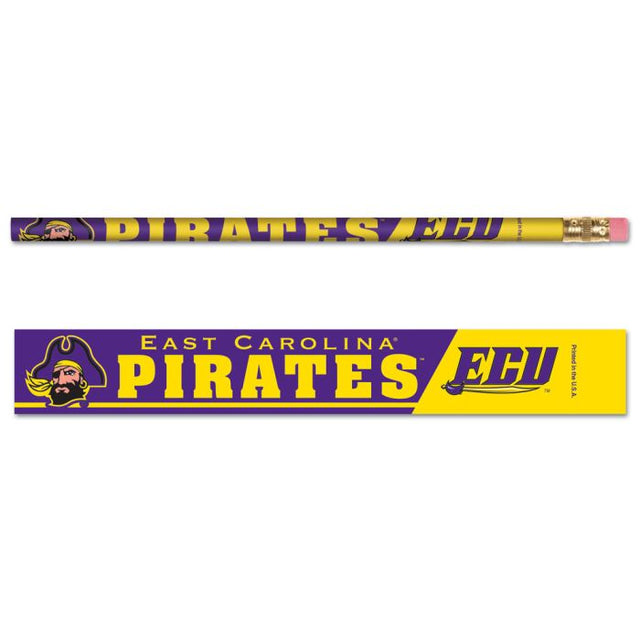 East Carolina Pirates Pencil 6-pack