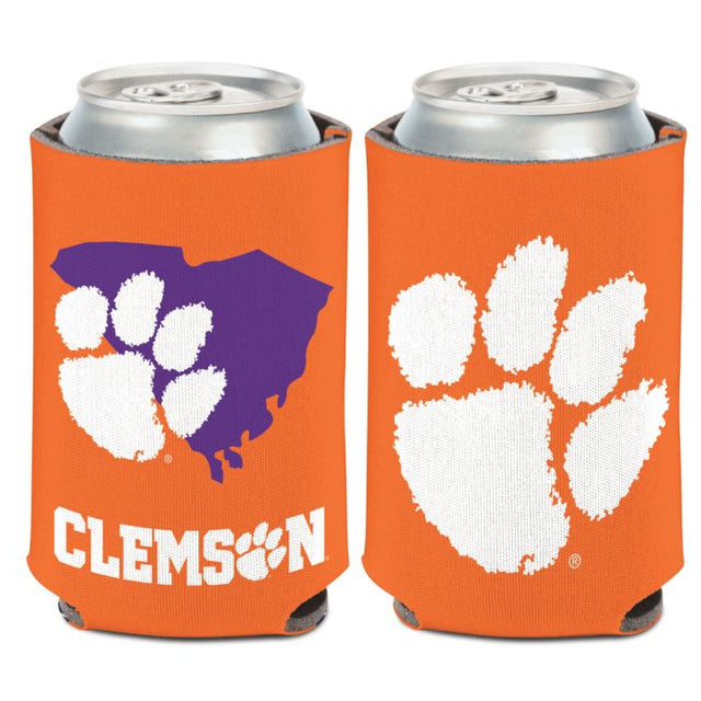 Clemson Tigers STATE SHAPE Can Cooler 12 oz.