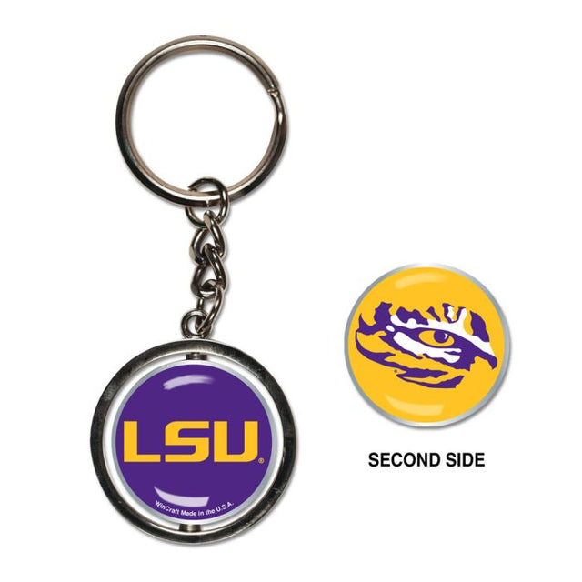LSU Tigers Spinner Key Ring