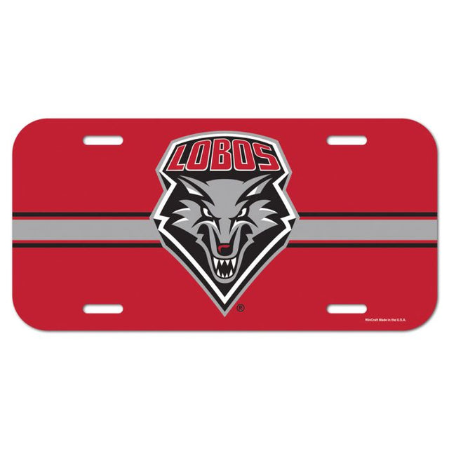 New Mexico Lobos License Plate