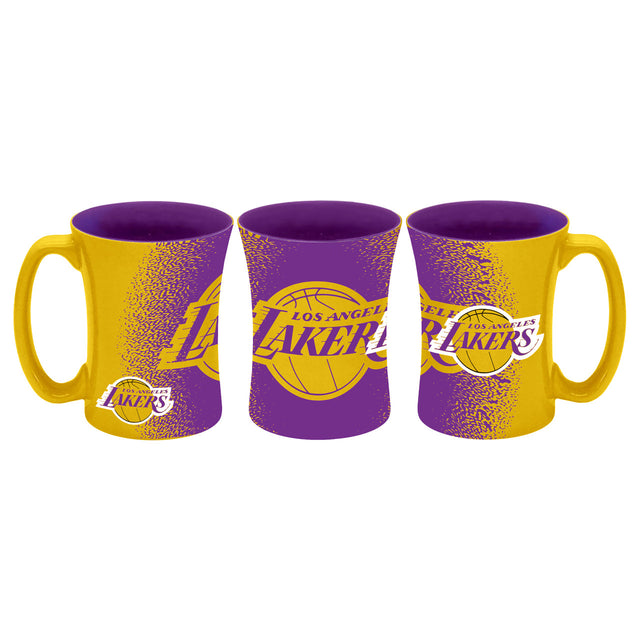 Taza de café estilo moca de Los Angeles Lakers de 14 oz