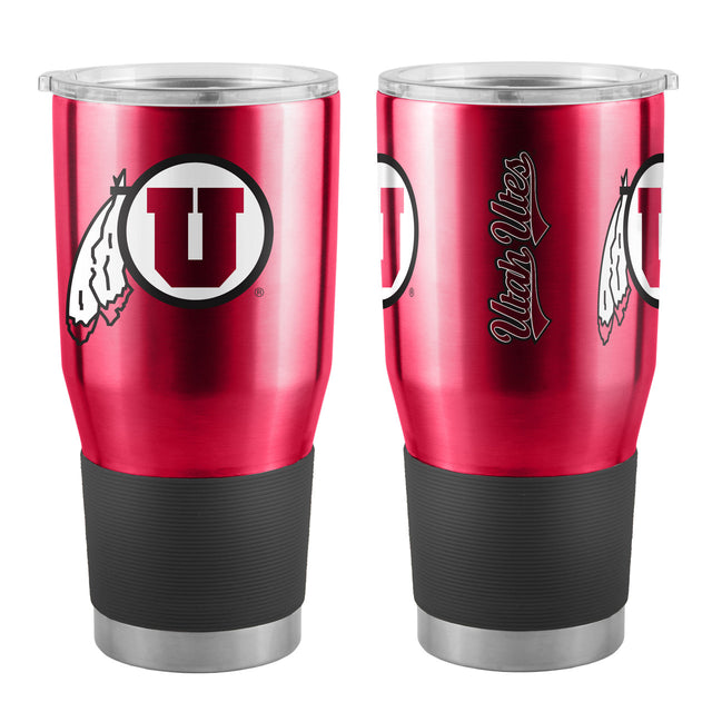 Vaso de viaje Utah Utes de 30 oz, ultra rojo