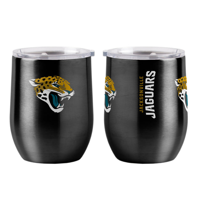 Vaso de viaje ultra curvo de 16 oz de los Jacksonville Jaguars