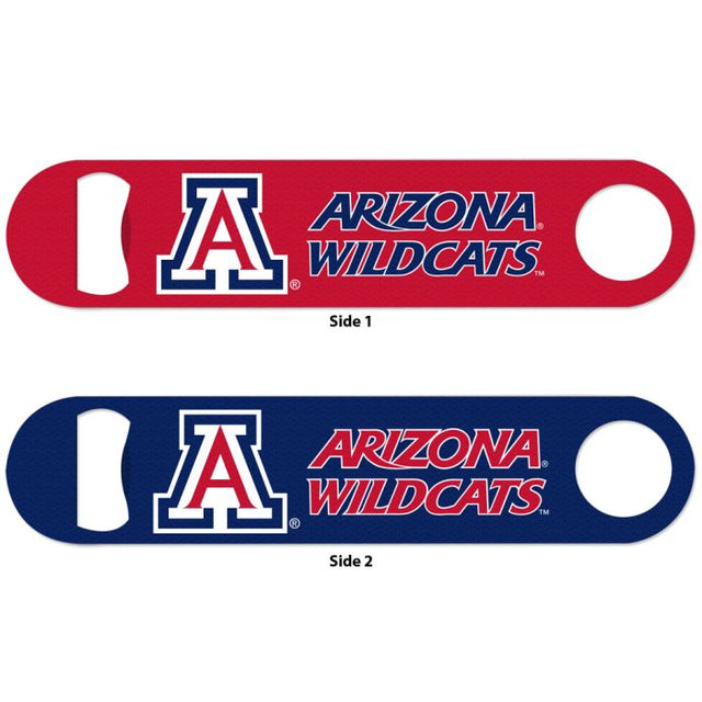 Abridor de botellas de metal de dos lados de Arizona Wildcats