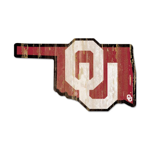 Oklahoma Sooners STATE SHAPE