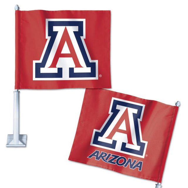 Bandera para auto de los Arizona Wildcats, 11,75" x 14"