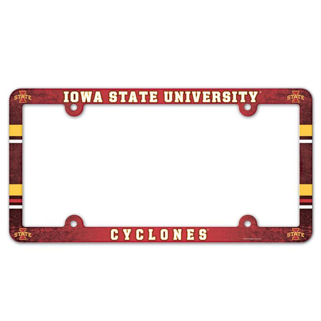 Iowa State Cyclones Lic Plate Frame Full Color