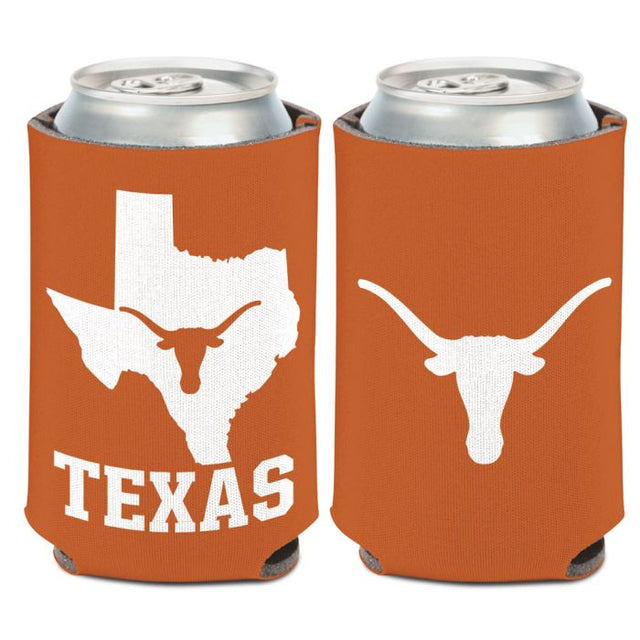 Texas Longhorns STATE SHAPE Can Cooler 12 oz.
