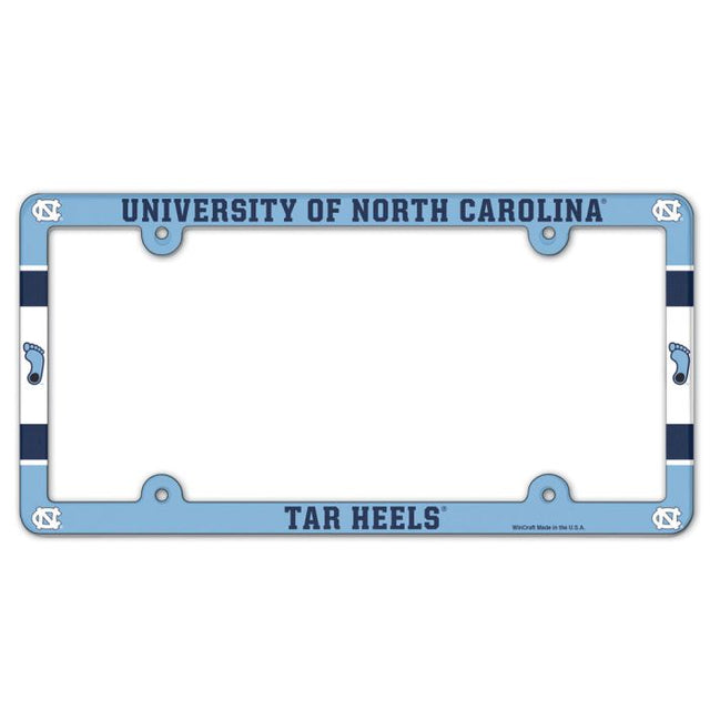 North Carolina Tar Heels Lic Plate Frame Full Color