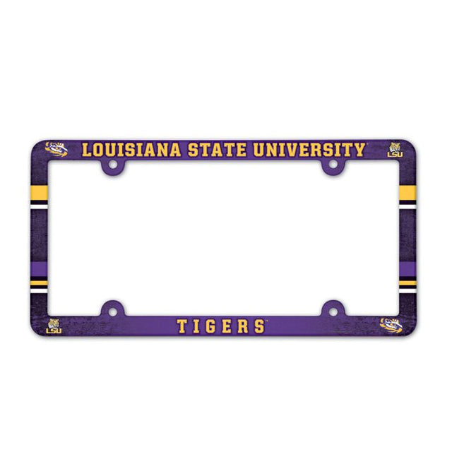 LSU Tigers Lic Plate Frame Full Color