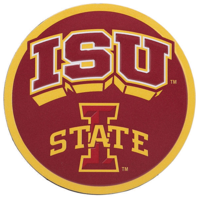 Iowa State University Round Metal Magnet