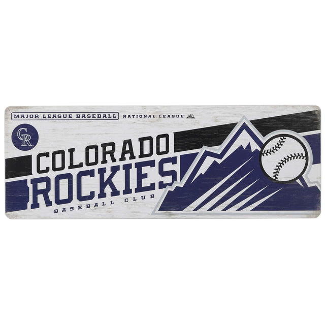 Colorado Rockies Wood Wall Decor