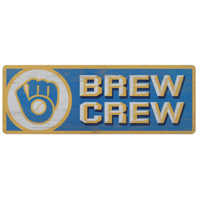 Milwaukee Brewers Wood Wall Decor