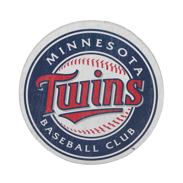 Imán con el logotipo de los Minnesota Twins de gran tamaño