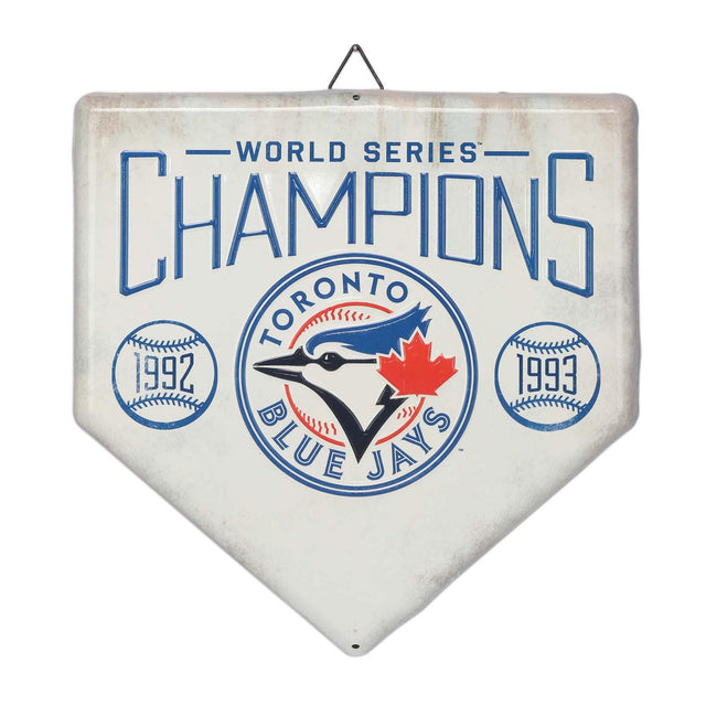 Toronto Blue Jays Home Plate Metal Wall Decor