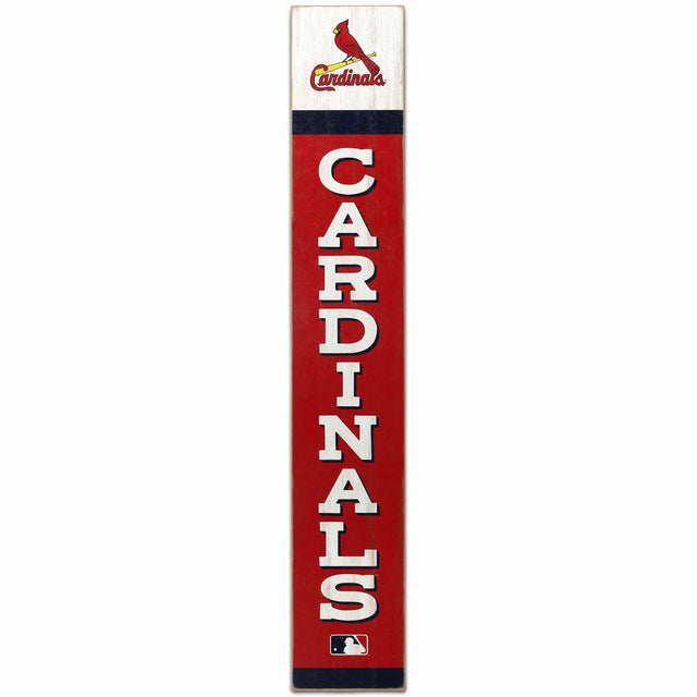 St. Louis Cardinals Team Spirit Vertical Wood Wall Decor