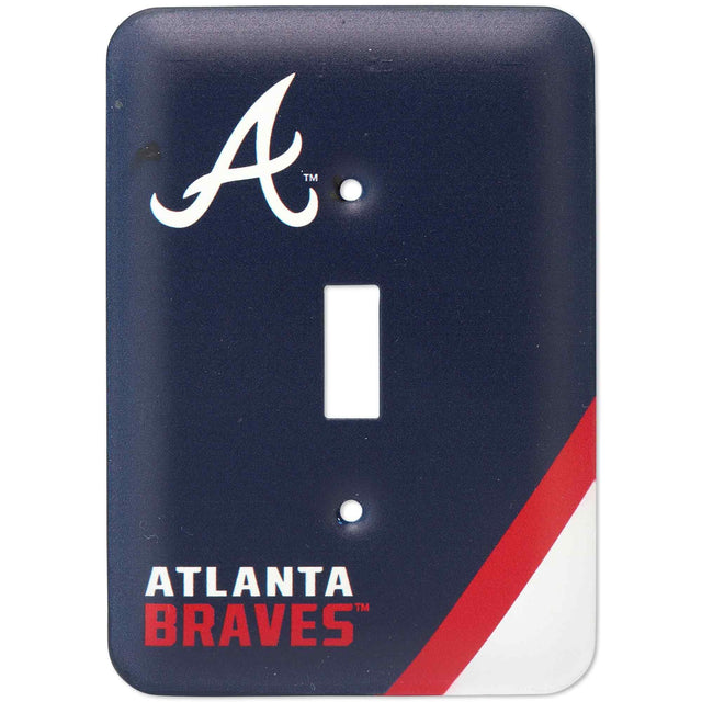 Atlanta Braves Metal Switch Plate
