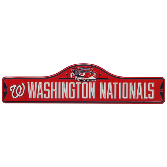 Washington Nationals Metal Street Sign