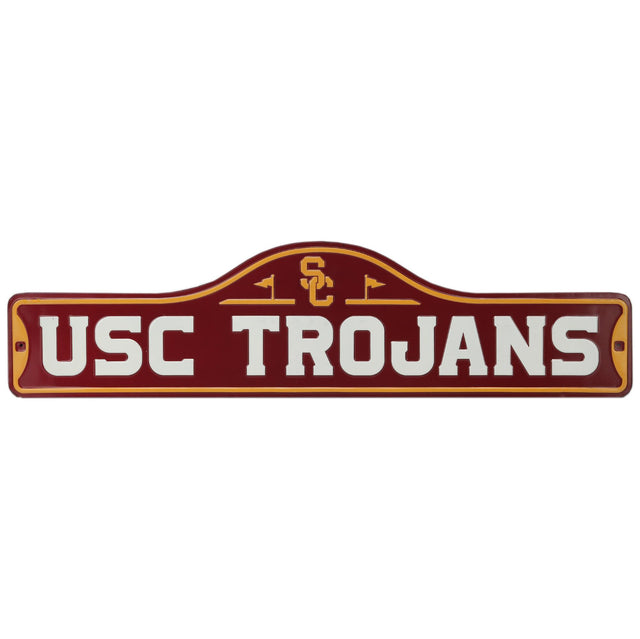 University of Southern California Metal Street Sign