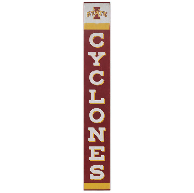 Iowa State University Cyclones Vertical Wood Wall Decor