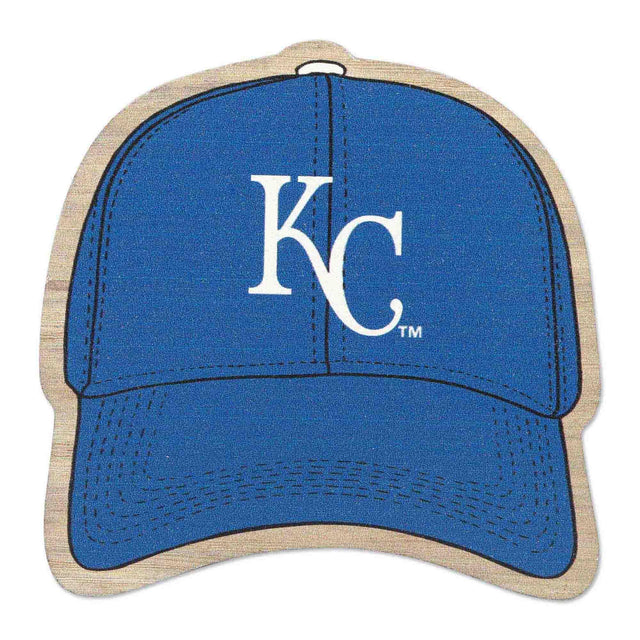 Kansas City Royals Baseball Cap Wood Magnet