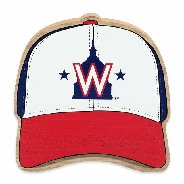 MLB Washington Nationals Ballcap Tabletop Wood Decor