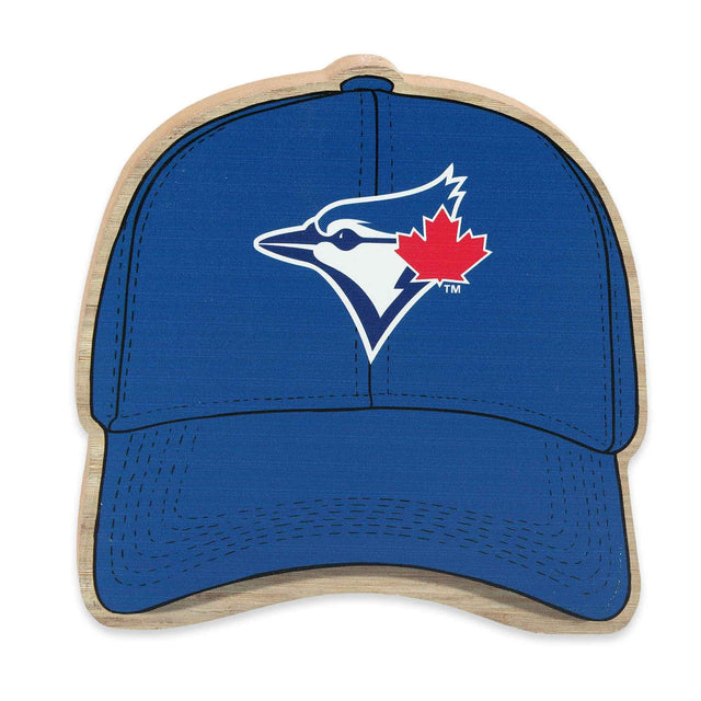 MLB Toronto Blue Jays Ballcap Tabletop Wood Decor