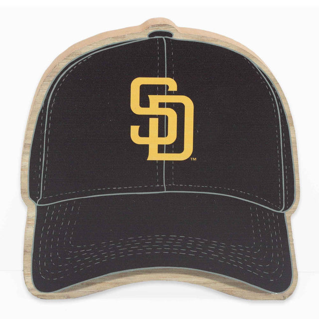 MLB San Diego Padres Ballcap Tabletop Wood Decor
