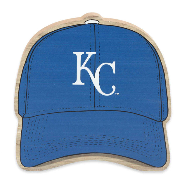 MLB Kansas City Royals Ballcap Tabletop Wood Decor