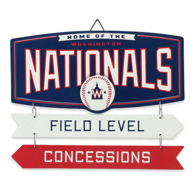 Washington Nationals Field Level Concessions Metal Sign