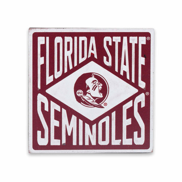 Florida State University Seminoles Vintage Metal Magnet