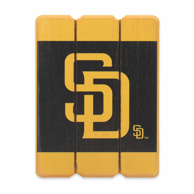 San Diego Padres Planked Wood Magnet