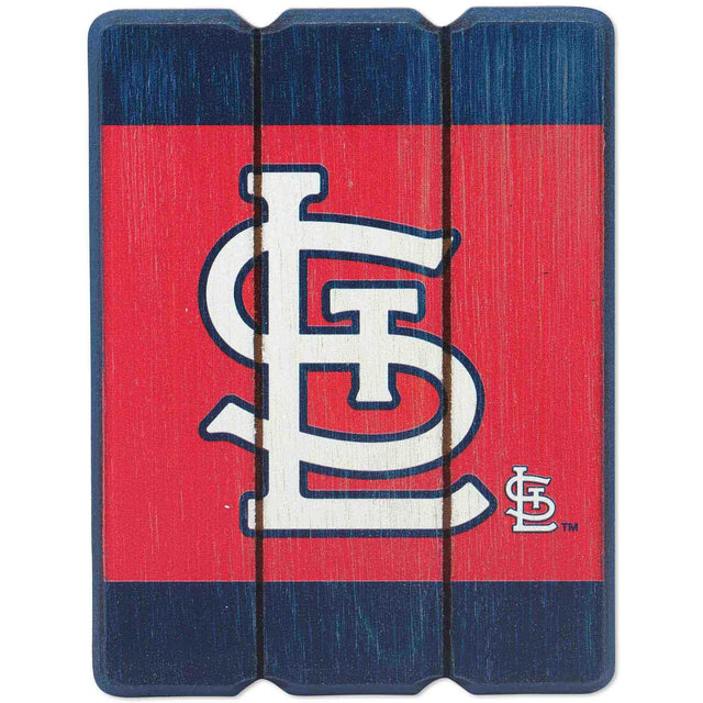 St. Louis Cardinals Planked Wood Magnet