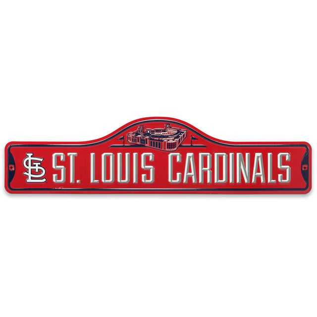 St. Louis Cardinals Metal Street Sign