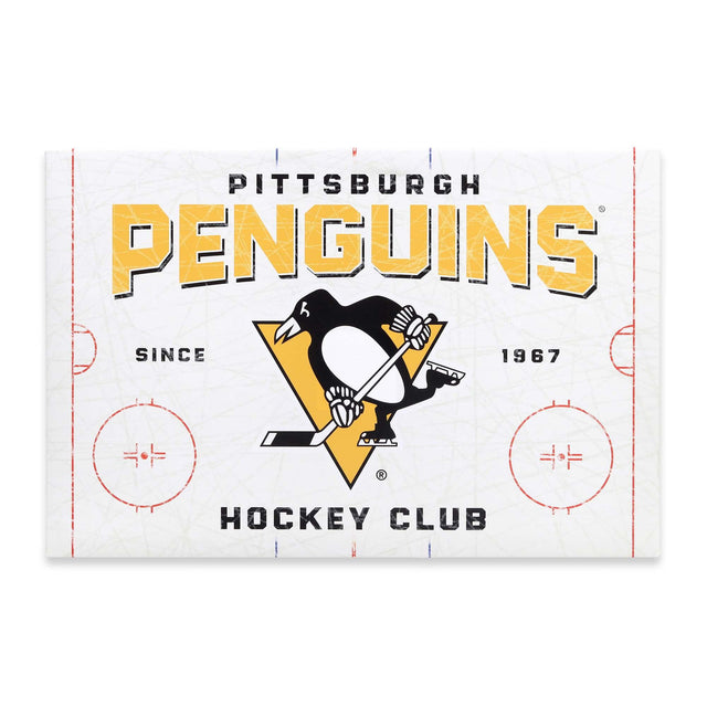 Pittsburgh Penguins Rink Canvas Wall Decor