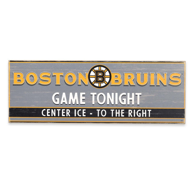Boston Bruins Tradition Wood Wall Decor