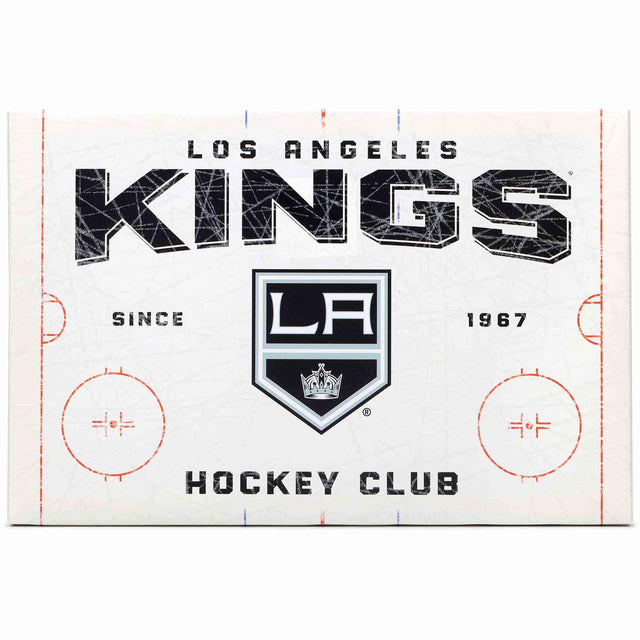 Decoración de pared en lienzo de la pista de patinaje de Los Angeles Kings