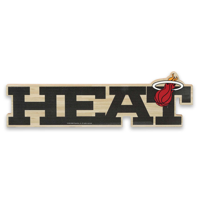 Miami Heat Laser Cut Tabletop Wood Decor