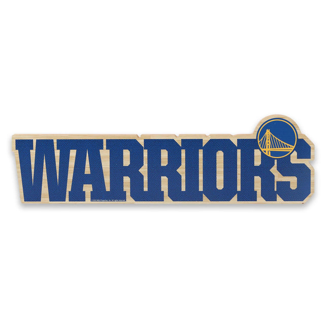 Golden State Warriors Laser Cut Tabletop Wood Decor