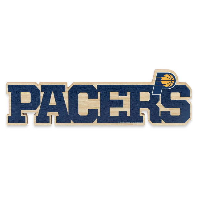Indiana Pacers Laser Cut Tabletop Wood Decor