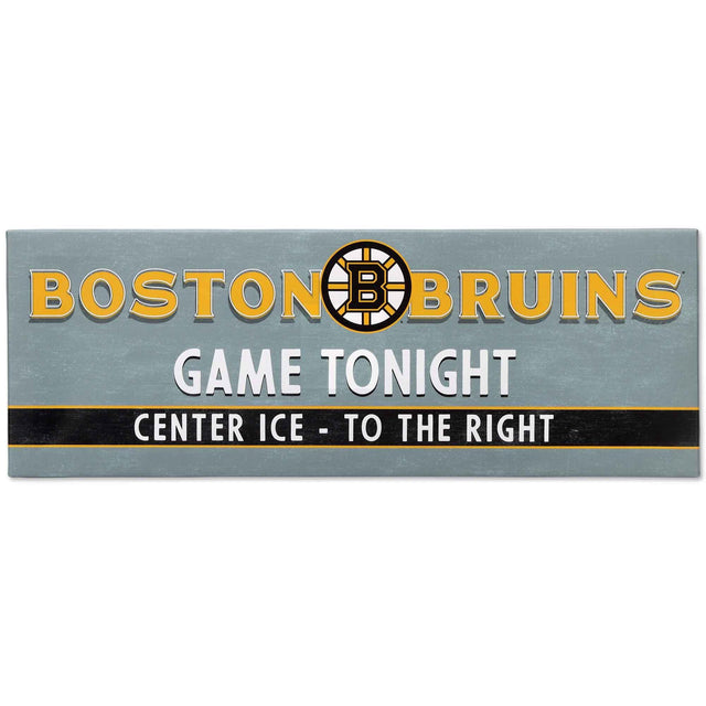 Boston Bruins Tradition Canvas Wall Decor