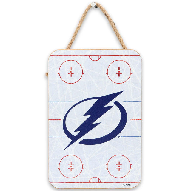 Tampa Bay Lightning Rink Hanging Wood Wall Decor