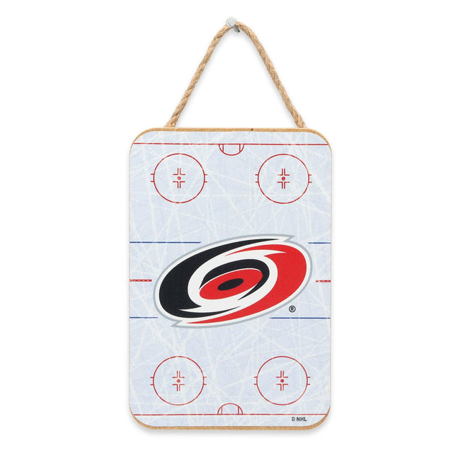 Decoración de pared de madera para colgar en la pista de los Carolina Hurricanes