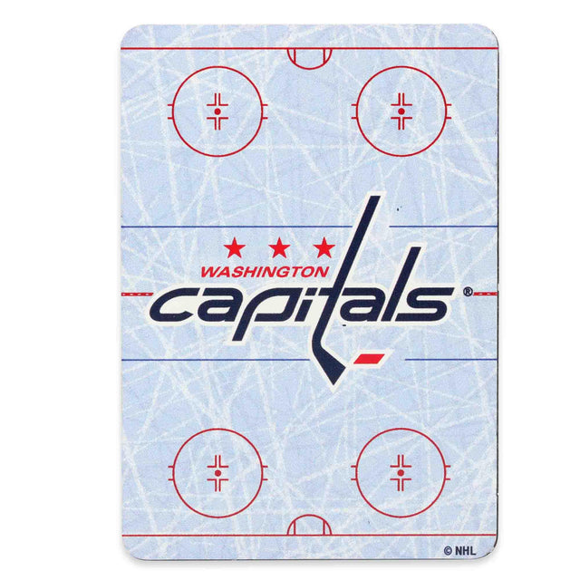 Imán de metal de la pista de patinaje de los Washington Capitals de la Liga Nacional de Hockey (NHL)