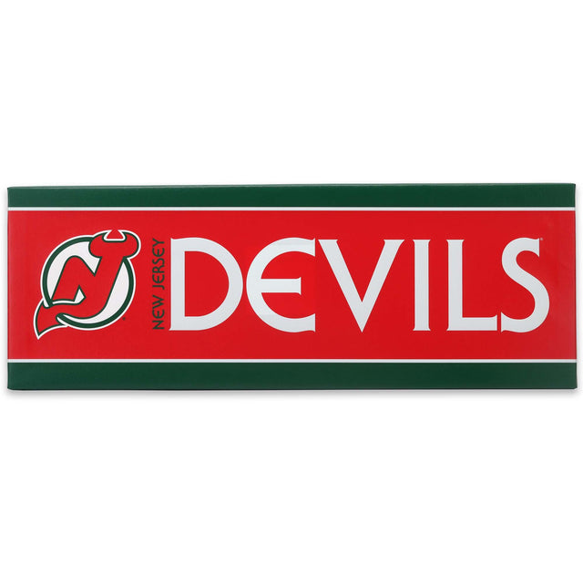 Decoración de pared en lienzo con la tradición de los New Jersey Devils