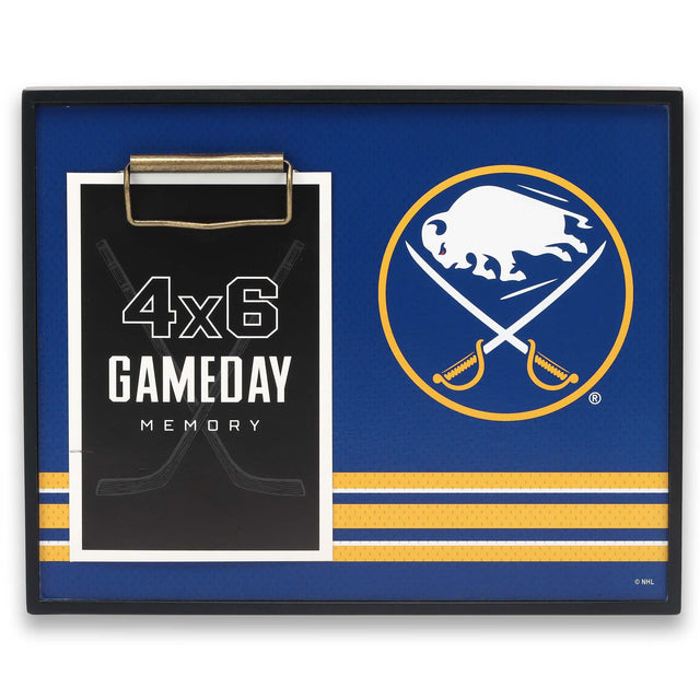 Marco de fotos con el logotipo del equipo Buffalo Sabres de la Liga Nacional de Hockey (NHL)